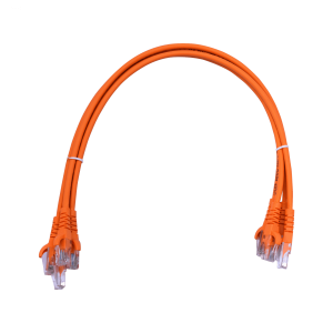 LINKMADE 4un 50cm CAT6 NARANJO LSZH Cable Patch inyectado 4x0,5mt