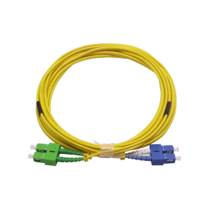 5mt SC/APC-SC/UPC MonoModo SM Duplex Jumper Cable Fibra 3mm 9/125um