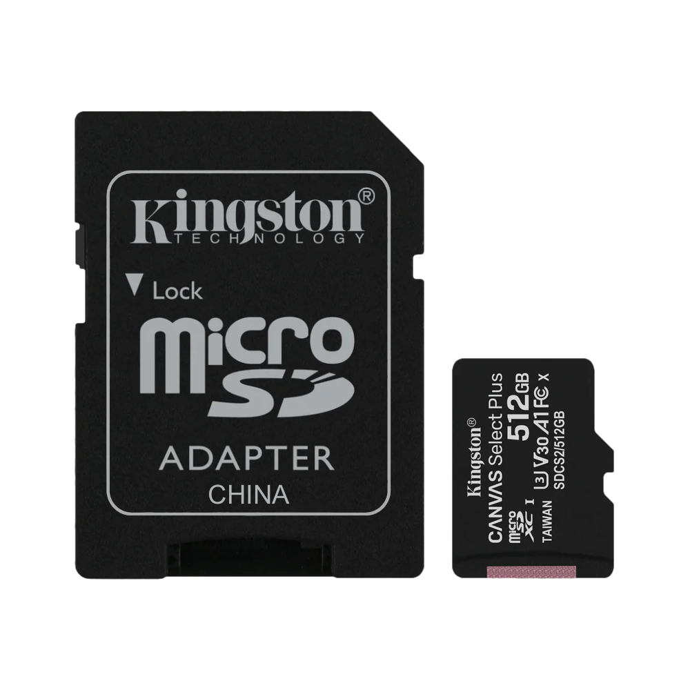 KINGSTON 512GB MicroSD c/Adaptador-SD 100/85mb/s Class10 UHS-I U3 V30 - Imagen 4