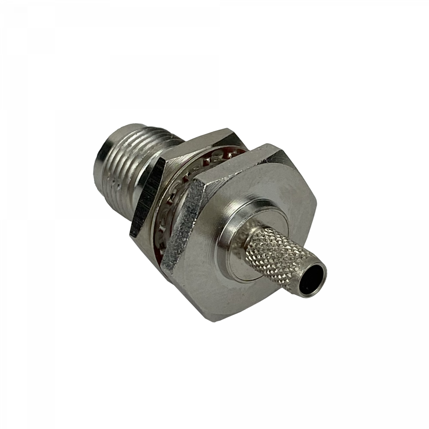 .TNC-Hembra LMR195 RG58 13mm-Diamet Panel Conector Crimpeable Coaxial - Imagen 3