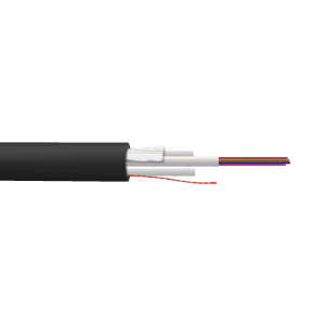 SM 24-Fibras-G652D LSZH 8mm 2-FRP-2mm Cable Monomodo x-mt 2km sin-gel