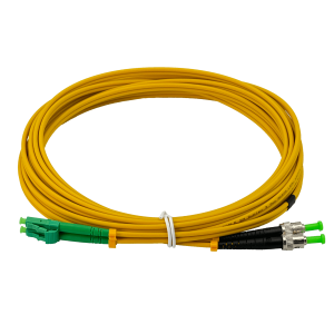 5mt LC/APC-ST/APC MonoModo SM Duplex Jumper Cable Fibra 9/125um 3mm
