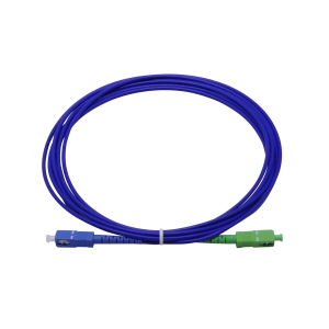 LSZH Blindado 3mt SC/APC-SC/UPC SM Simplex JumperFibra 3.0mm 9/125um