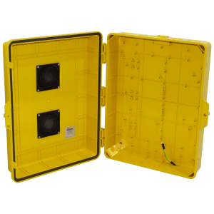 ALTELIX Ventilada Amarilla 432x355x152mm IP55 Caja Exteri NEMA3 PC+ABS