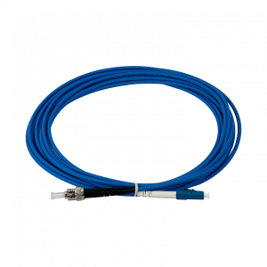 LSZH Blindado 5mt LC-ST Mono SM Simplex Jumper Cable Fibra 3.0mm 9/125