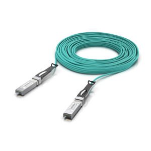 UBIQUITI 30mt SFP+10Gbps Cable 3mm Fibra-MM Directa UACC-AOC-SFP10-30M