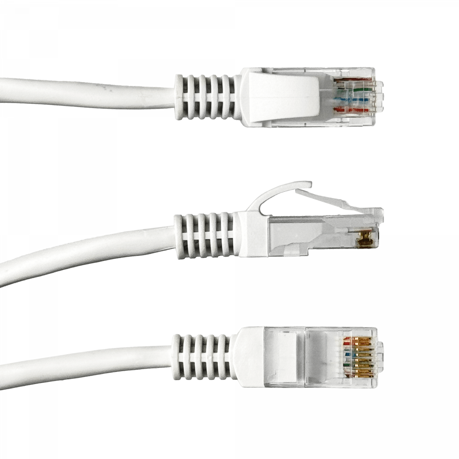20mt Gris PatchCord 1-unid CAT5E UTP 26AWG-CCA RJ45 Inyectado - Imagen 3