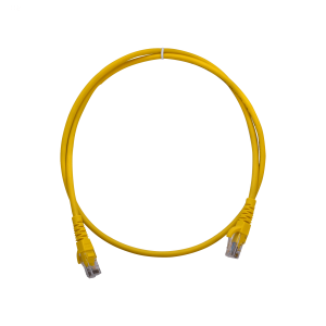 LINKMADE 1MT CAT6 AMARILLO LSZH CABLE PATCH INYECTADO MULTIFILAR