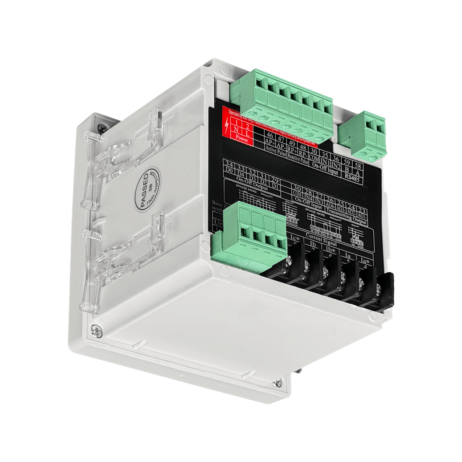 Analizador Trifasico AC Coseno FactorPotencia VA 96x96mm 380V RS485 - Imagen 4