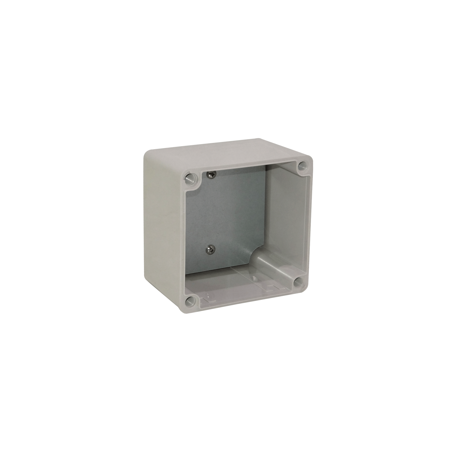TIBOX 125x125x100mm Caja ABS IP66 Tapa-Transparente c/Placa-Aluminio - Imagen 3