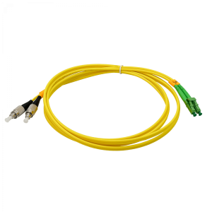 2mt LC/APC-FC/UPC MonoModo SM Duplex Jumper Cable Fibra 9/125um 3mm
