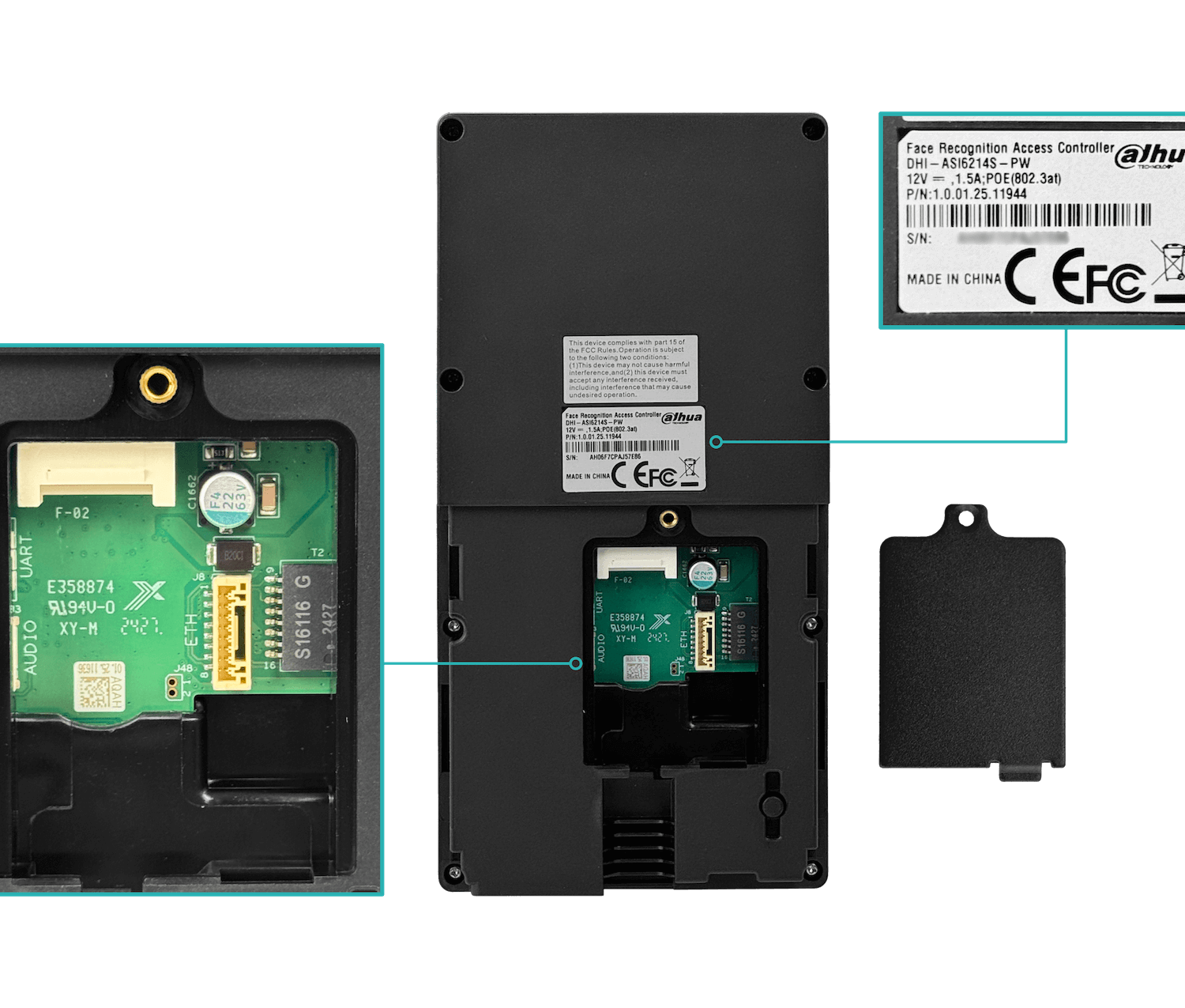 DAHUA Control Acceso huellas 2MP 1-100 LAN/IP Wifi 2,4GHz RS485 IP65 - Imagen 3