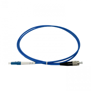 LSZH Blindado 1mt LC-FC SM Simplex Jumper Cable Fibra 3.0mm 9/125um