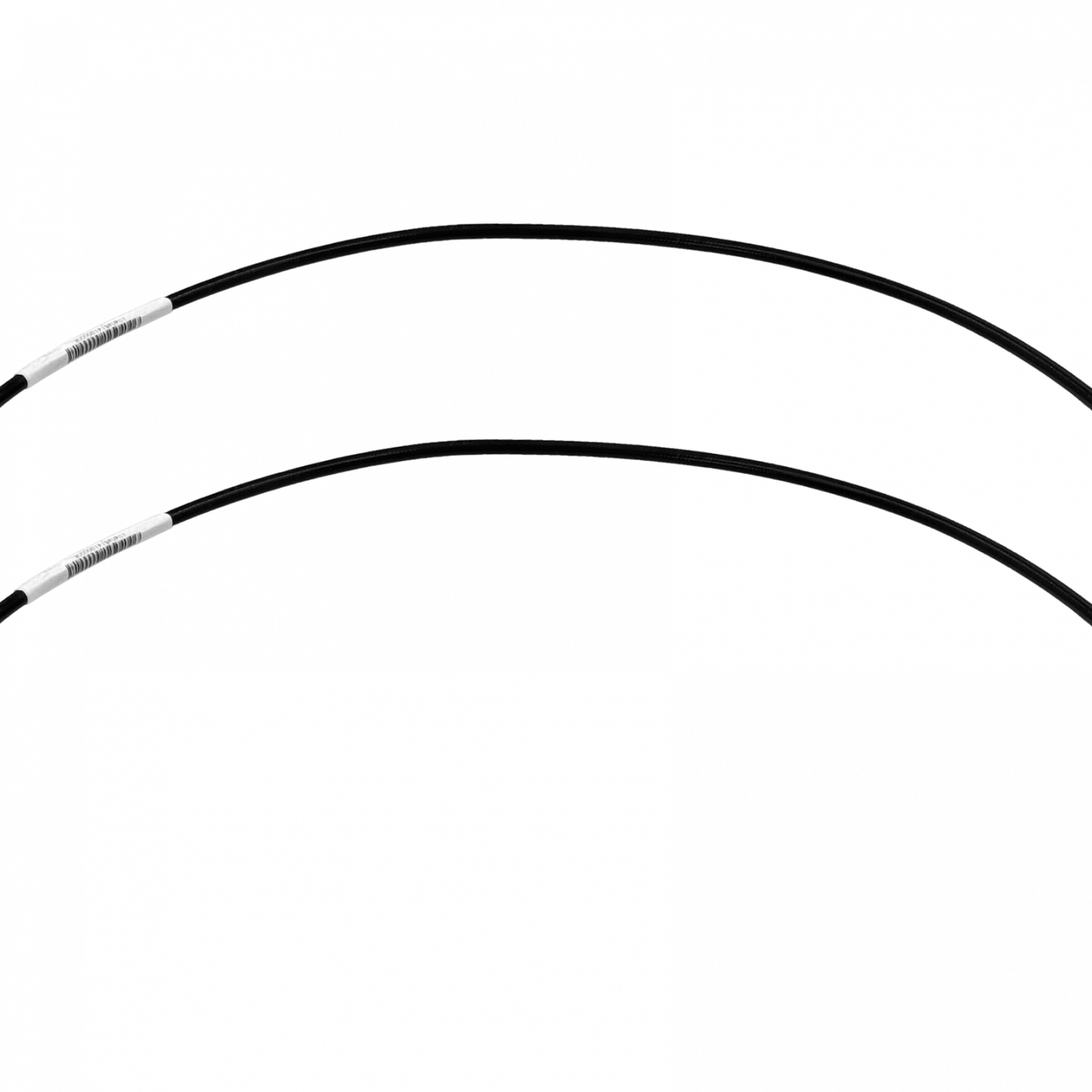 50cm RPSMA-Macho RPSMA-M SM141 2-Cables Coaxiales Negros Rigidos 0,5mt