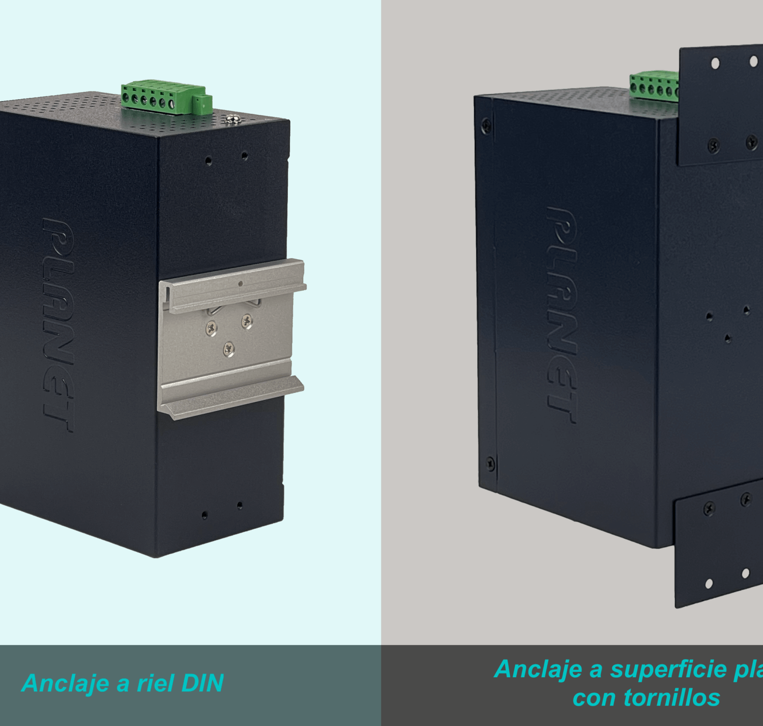 PLANET 16-1000 IP30 Switch Industrial no-Admin Riel-DIN req/12-48VDC - Imagen 3