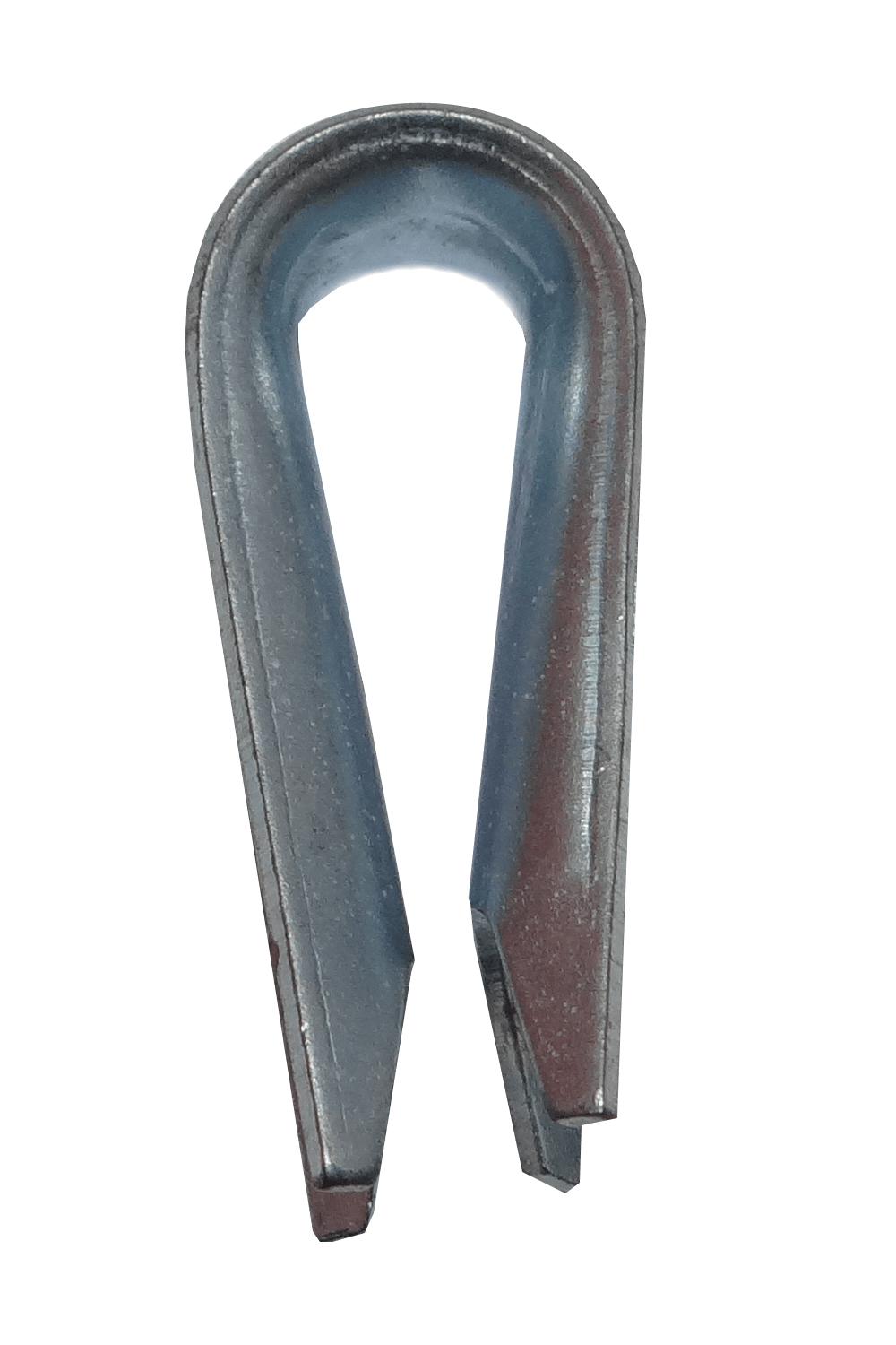 Pasacabo Zincado Gancho para Piola Acero Thimble - Imagen 2
