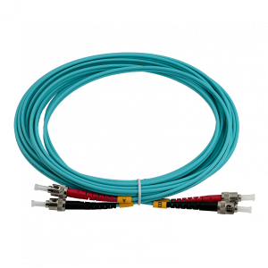 5mt ST-ST OM3 Multimodo MM Duplex Jumper Fibra 3.0mm 50/125um LSZH