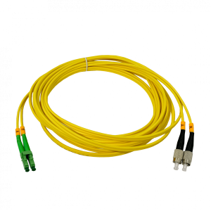 5mt LC/APC-FC/UPC MonoModo SM Duplex Jumper Cable Fibra 9/125um 3mm
