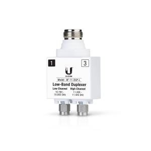 UBIQUITI 10,7-11,0/11,2-11,5GHz 2-SMA-M 1-N-H Multiplexor para AF-11