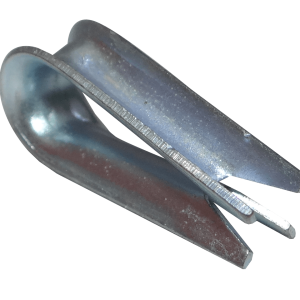 Pasacabo Zincado Gancho para Piola Acero Thimble