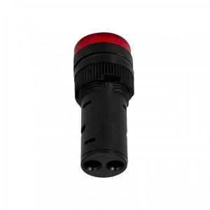 Rojo Luz Piloto LED 220VAC 15mm-diametro 19mm-cabeza 45mm-altura