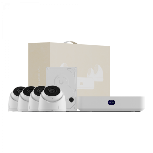 UBIQUITI Kit UNVR-INSTANT + 4-UVC-G5-TURRET-ULTRA inc-Disco-1TB