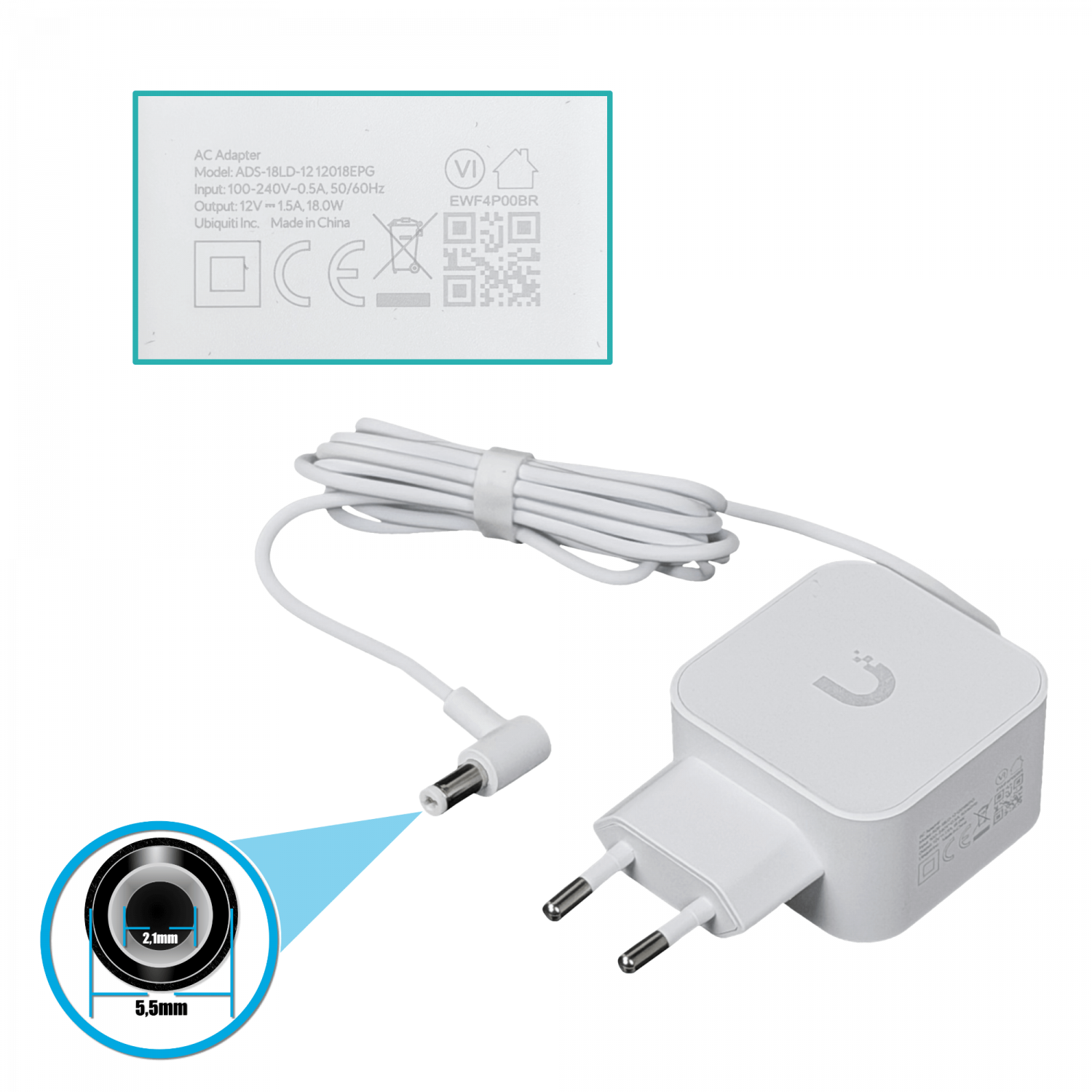 UI Blanco 4-RCA 1-eARC 2-Optico 1-100 USB-C Reproductor Audio Digital