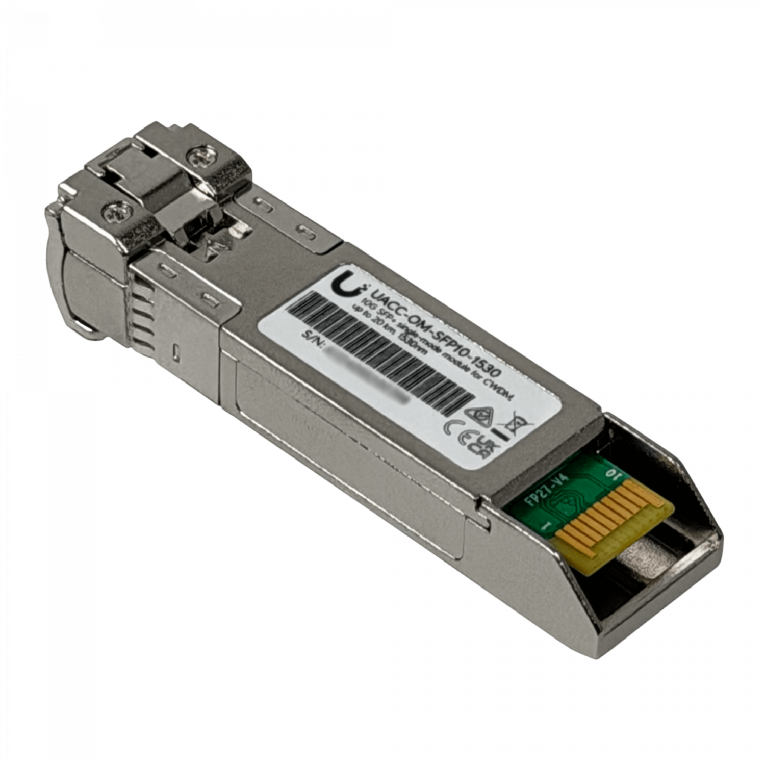 UBIQUITI 1530nm SM 2-LC SFP+ 20km 10Gbps MonoModo UACC-OM-SFP10-1530 - Imagen 5