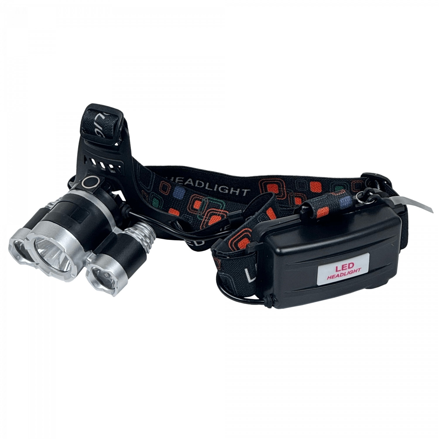 Linterna 3-LED Cintillo p/Cabeza pila interna de Litio Recargable - Imagen 2