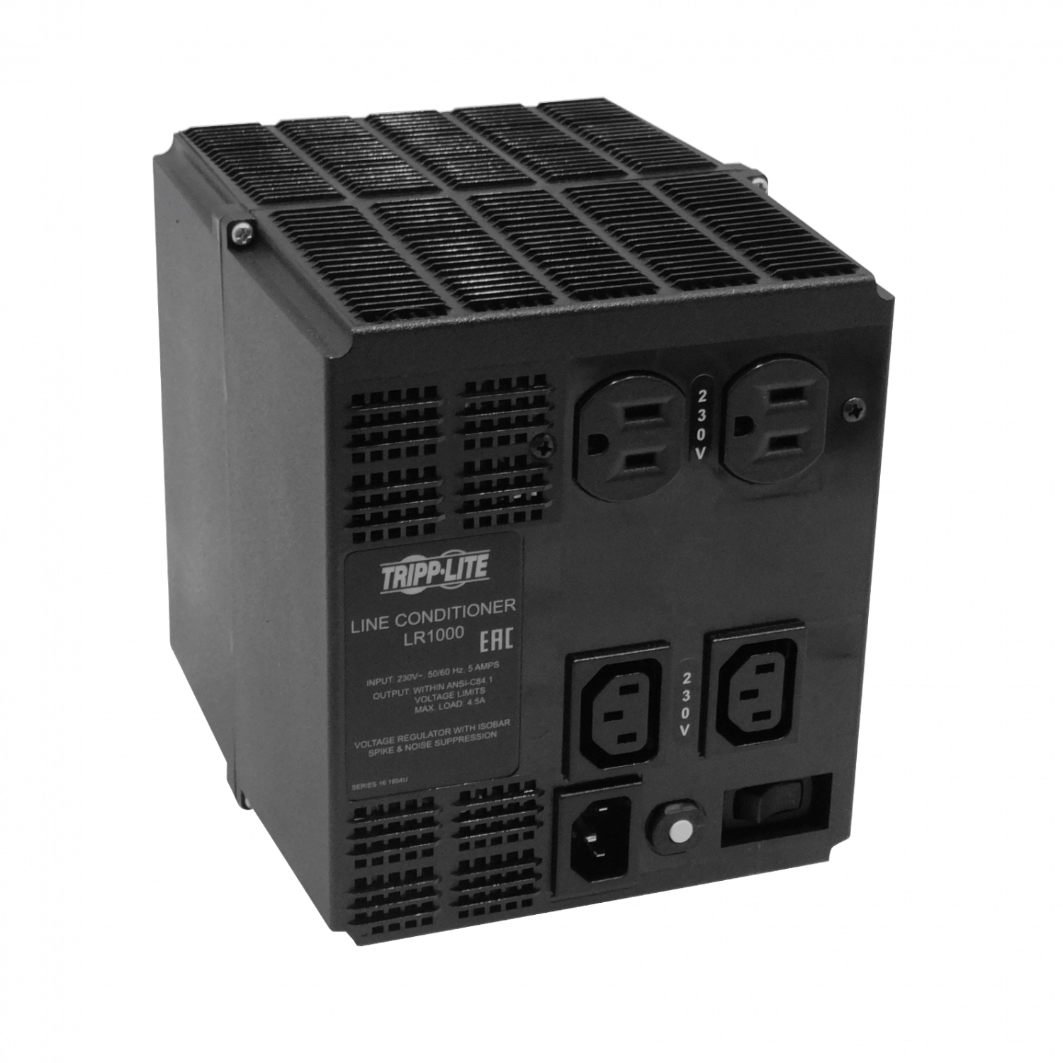 TRIPPLITE 1000W Regulador de Tension 4-Out C13 174-280VAC Voltaje - Imagen 5