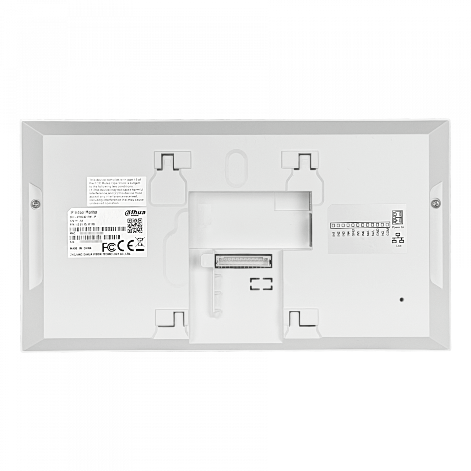 DAHUA Pantalla Interior 7p-Touch SIP 1-100-PoE/AF 8GB VTH2421FW-P