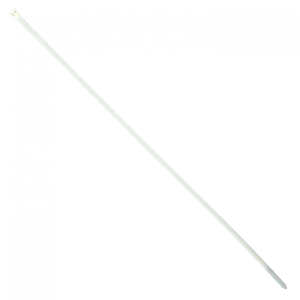 50-un 400x4,8mm Blanca Amarra Plastica Nylon 4.8x400mm