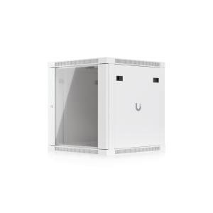 UBIQUITI Blanco 12U 60cm-Fondo Puerta-Vidrio Gabinete Rack Pared Muro