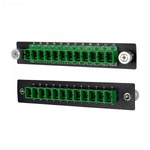 Deslizable 24-SC Cabecera Fibra 1U Incluye Coplas-pigtail