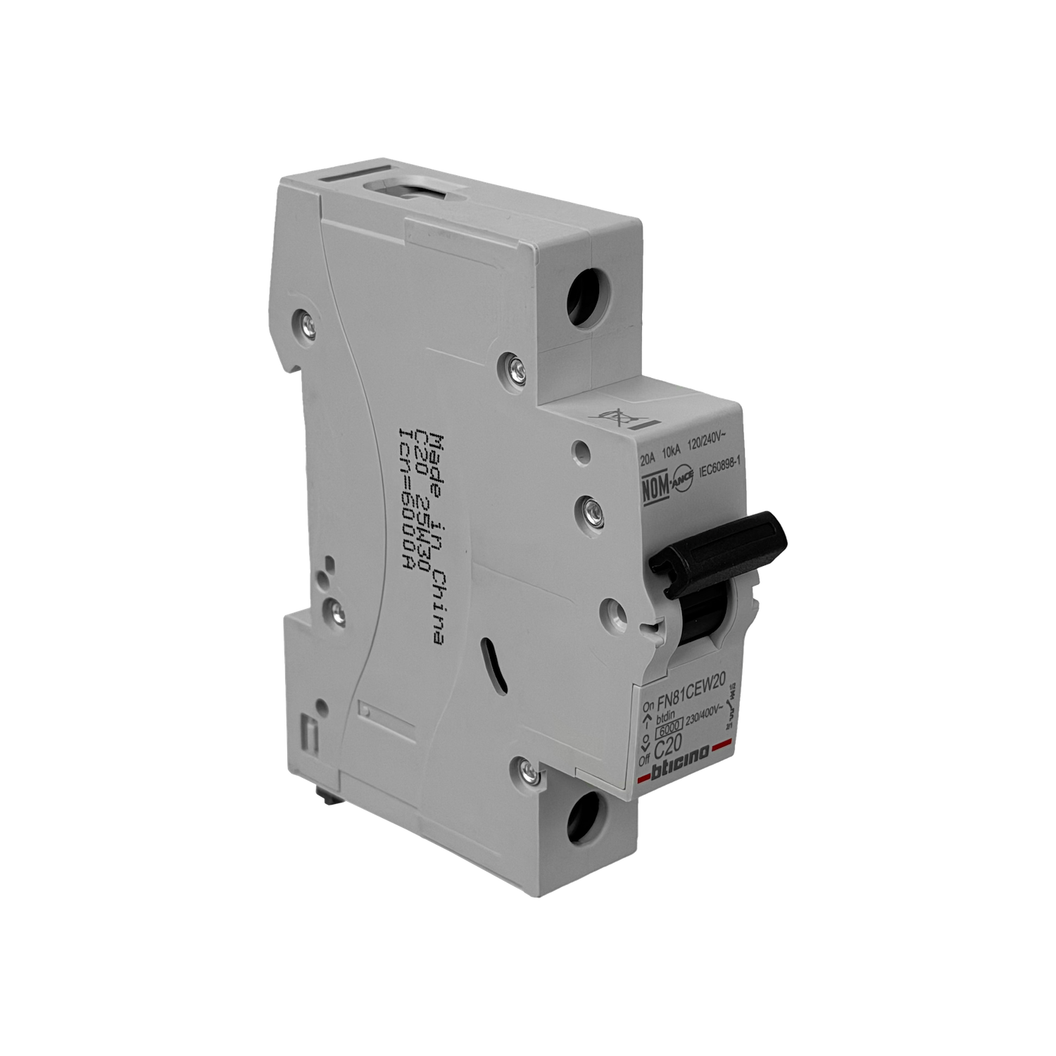Unipolar 20A 10kA 230/400V Interruptor Automatico Termomagnetico C20 - Imagen 4