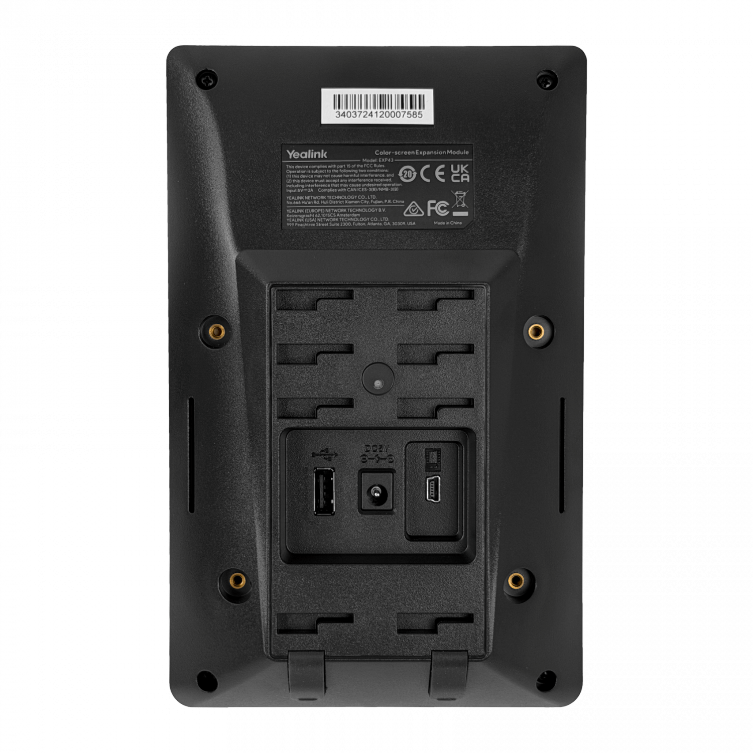 YEALINK Modulo de Expansion LCD Para Telefonos T43U/T46U/T48U 2-USB - Imagen 7