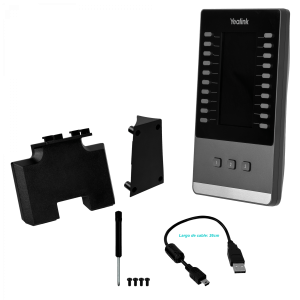 YEALINK Modulo de Expansion LCD Para Telefonos T43U/T46U/T48U 2-USB