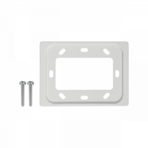 UI 1-unidad Blanco 2-Keystone Horizontal Faceplate Pintable 118x88mm