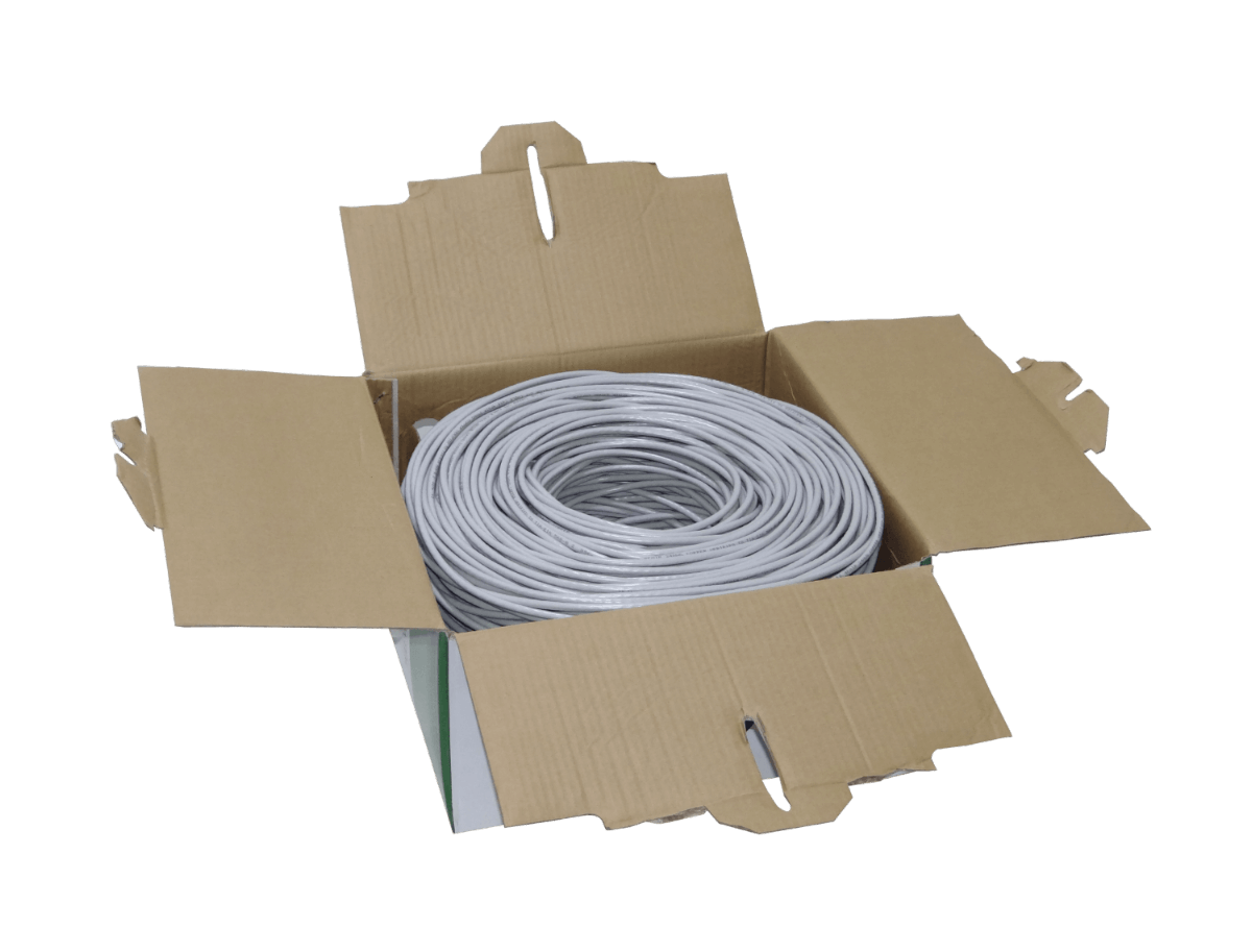 ULINK 24AWG 0,52mm Cat6 PVC Gris Cable UTP 305mt Cobre