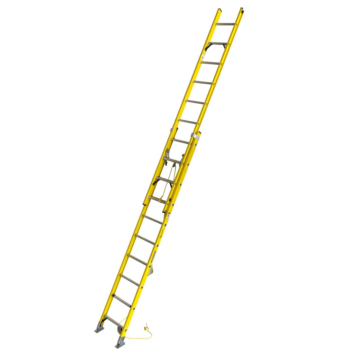 3-6,3mt 140kg Telescopica Fibra de Vidrio 20-Peldano Escalera - Imagen 4