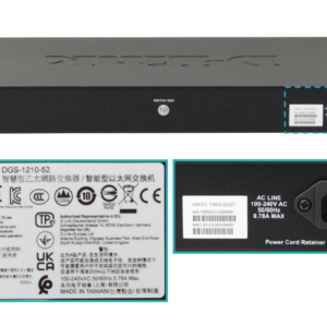 D-LINK 48-1000 4-SFP-1000 Switch Smart Rack req-Cable-C13