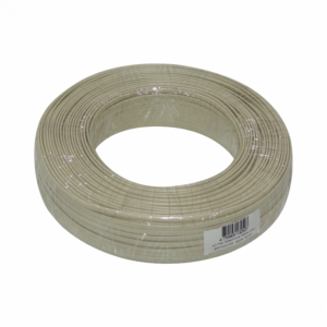 Plano 4-Conductores Blanco/Gris/Ivory 100mts Cable Telefonico