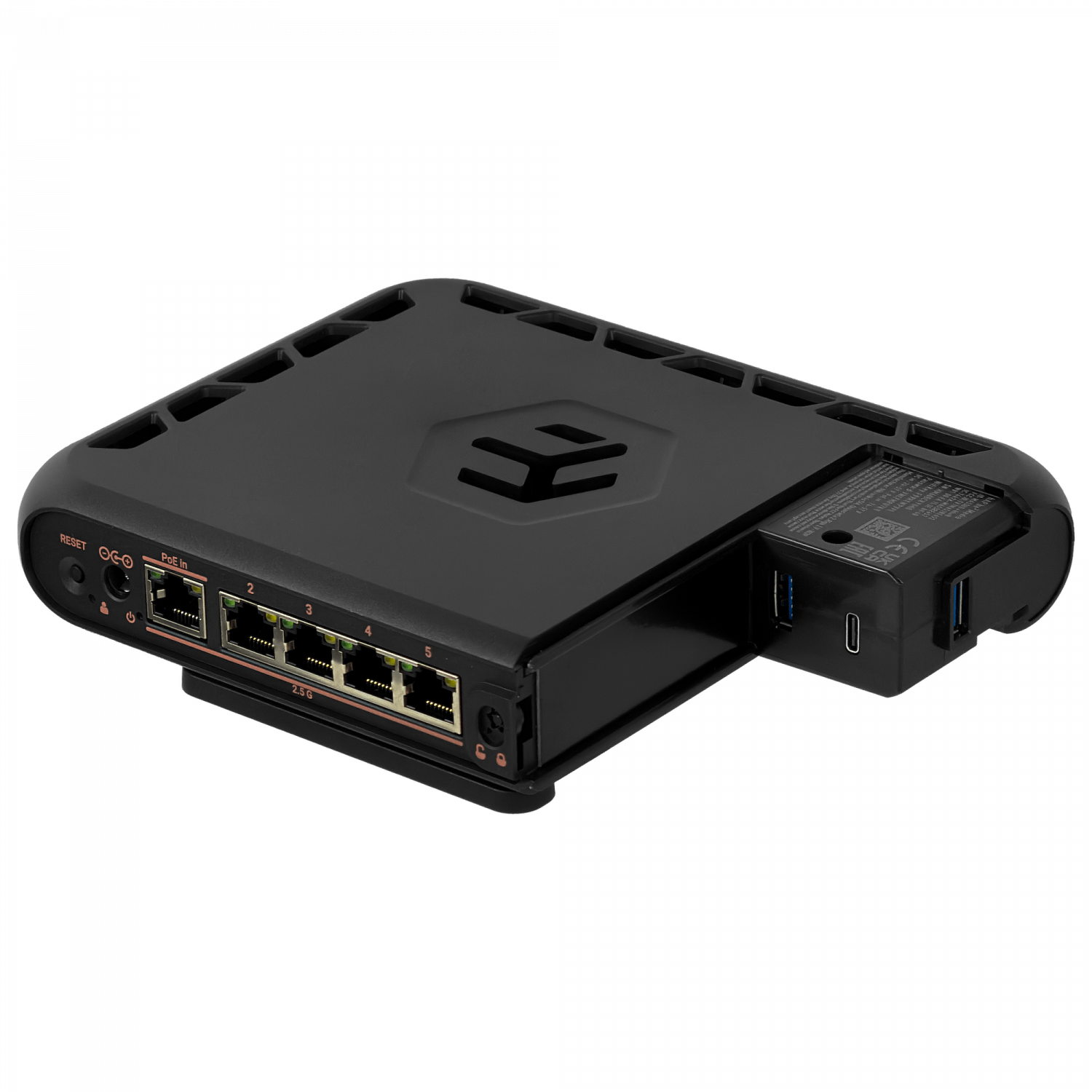 MIKROTIK WiFi7 5-2500 BE9300 2,4/5/6GHz MicroSD 2-USB-A 1-USB-C inc24V - Imagen 12
