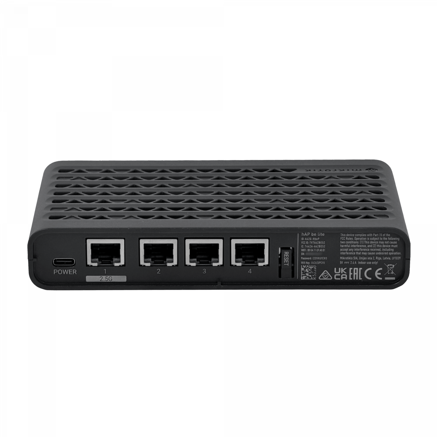 MIKROTIK WiFi7 1-2.5G 3-1000 2-950MHz 2,4/5GHz USB-C inc-5V - Imagen 8