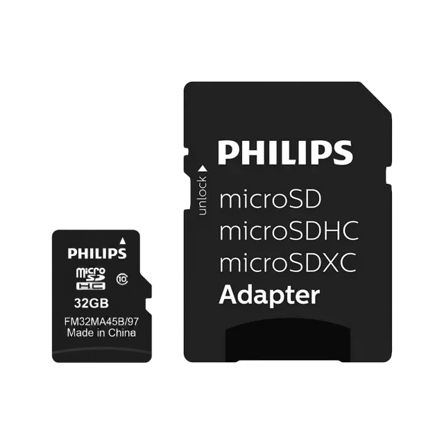 PHILIPS 32GB MicroSD c/Adaptador-SD 100/85mb/s Class10 U1 V10 SDCS2 - Imagen 3