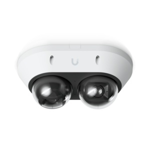 UI Blanco 16MP 2x8MP 2,33x IR20m 1-1000 IK10 IP66 CamaraIP PoE+
