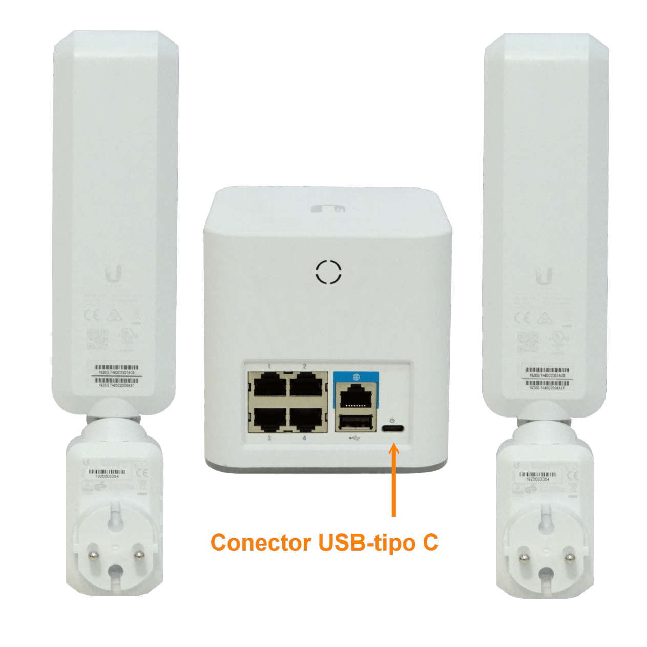 AmpliFi 2-Extens 5-1000 USB Router-HD Mesh AC1300 N450 1750mbps 26dBm - Imagen 6
