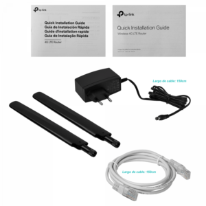 TP-LINK 300mbps 4G/LTE 1-Sim 1-WAN 3-1000 Router 2-SMA 2,4/5GHz AC1200