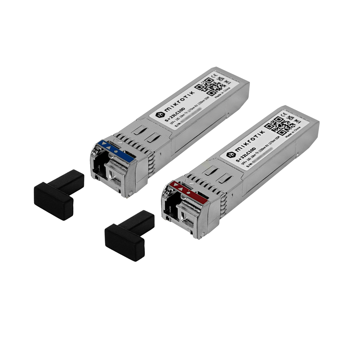 MIKROTIK 10G 1-LC 10km Pareja SFP WDM Bidireccional 1270nm/1330nm DDM