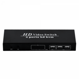 KVM 4-HDMI-USB-C incluye-cables 2-USB2.0-AH inc-5V/2A